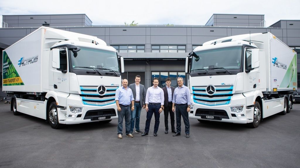 Mercedes eActros Швајцарија