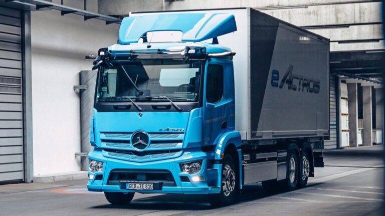 Батерија од 420 kWh и електромотор од 400 kW за Mercedes eActros