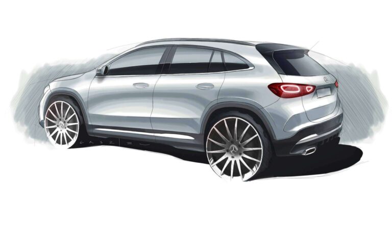 mercedes gla skica najava