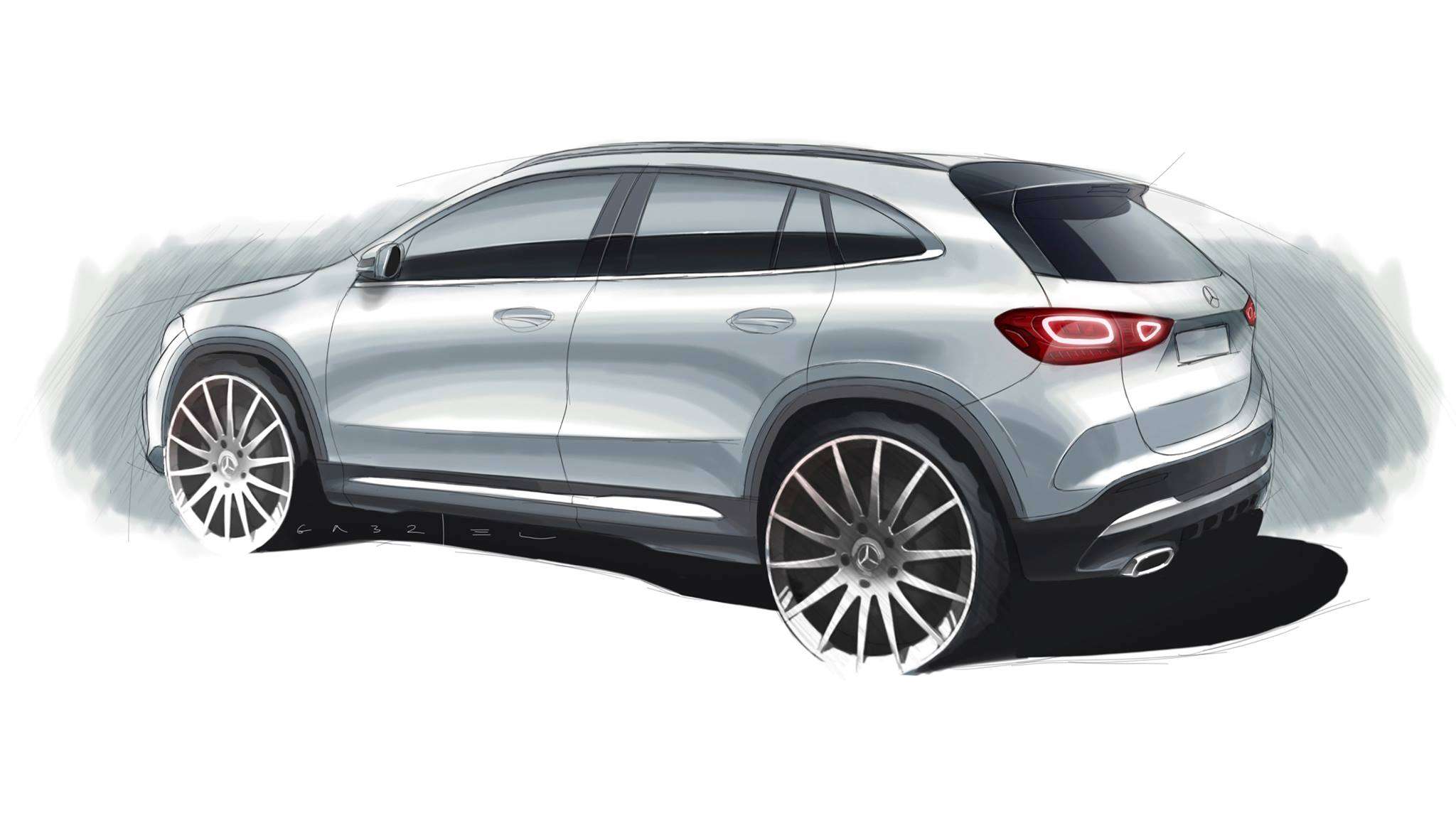 mercedes gla skica najava mercedes gla skica najava