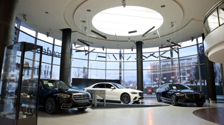 mercedes s-class w 223 салон мак аутостар