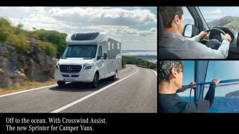 mercedes sprinter kаmpervan reklama