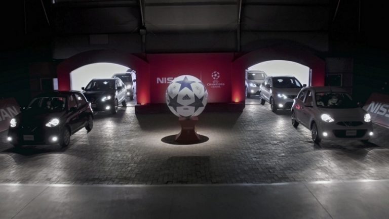 Вака игра тим од возила на Nissan во лигата на шампиони