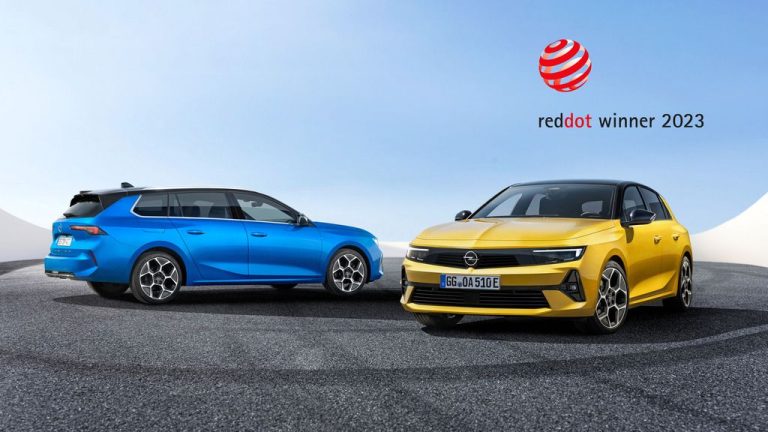 Дизајнот на Opel Astra одликуван со Red Dot Award