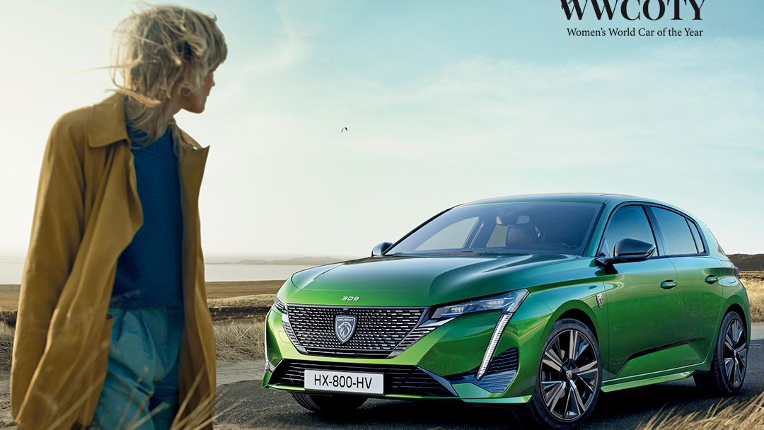 peugeot 308 автомобил на годината во избор на дамите