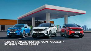 Peugeot во Германија со 1.200 евра ваучер за гориво