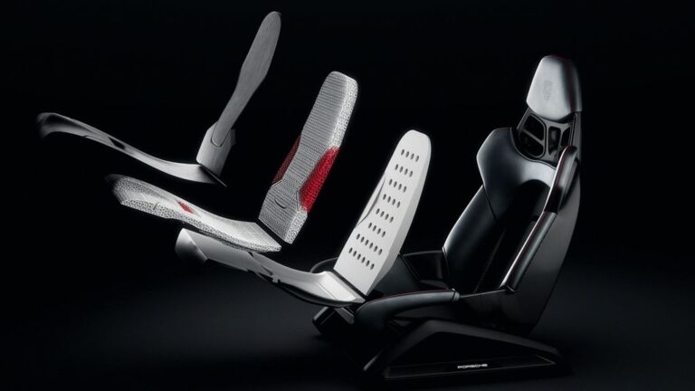 Porsche изработува школкесто седиште по мера со 3D-печатење