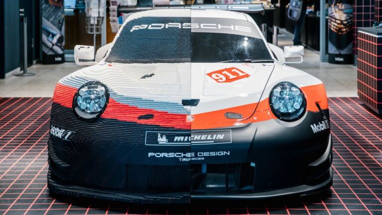 porsche 911 RSR lego autostadt