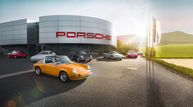 Овој центар на Porsche работи само со олдтајмери
