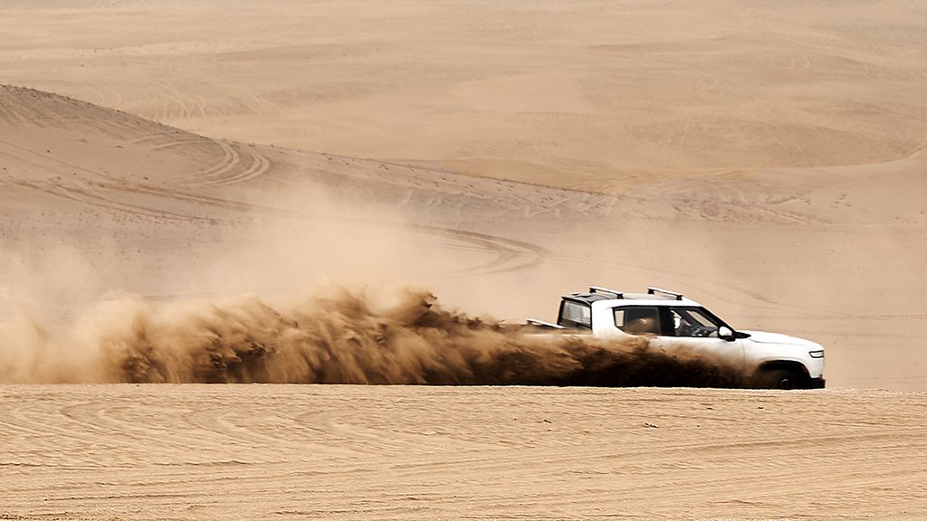 rivian r1t pustina