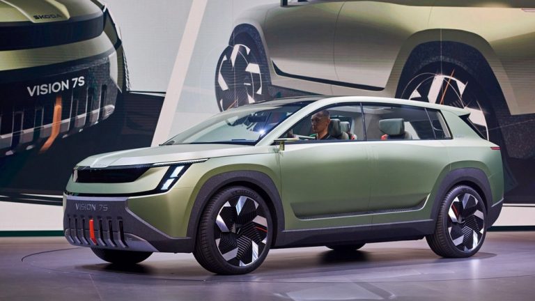 Skoda Vision 7S е најава за најголемиот од трите нови електрични модели