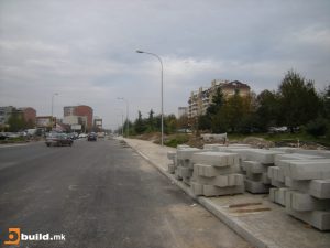 Фото: Build.mk. Од проширувањето на бул. М.Т. Гологанов во Козле