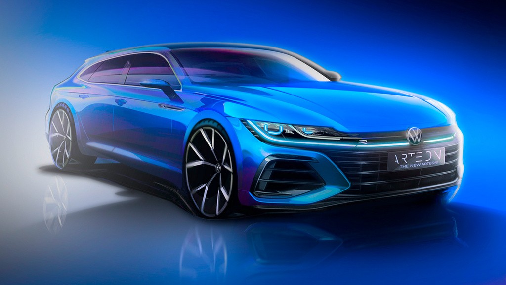 volkswagen arteon shooting brake crtez Volkswagen Arteon shooting brake по стапките на Panamera