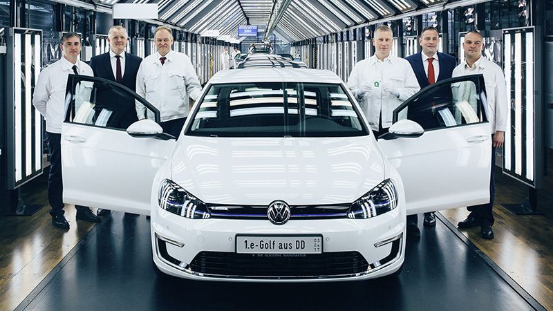 volkswagen e-golf drezden
