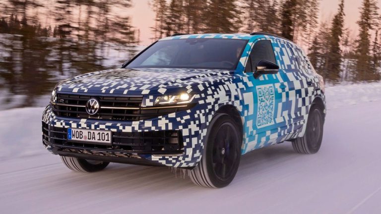 Освежениот Volkswagen Touareg на Поларниот Круг се подготвува за пазарен старт