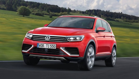 Во дизајнот на новиот Tiguan се препознаваат цртите од Passat, односно од новиот дизајнерски говор на Volkswagen. Интересен детал ќе бидат дневните светла по работ на големите предни отвори за воздух
