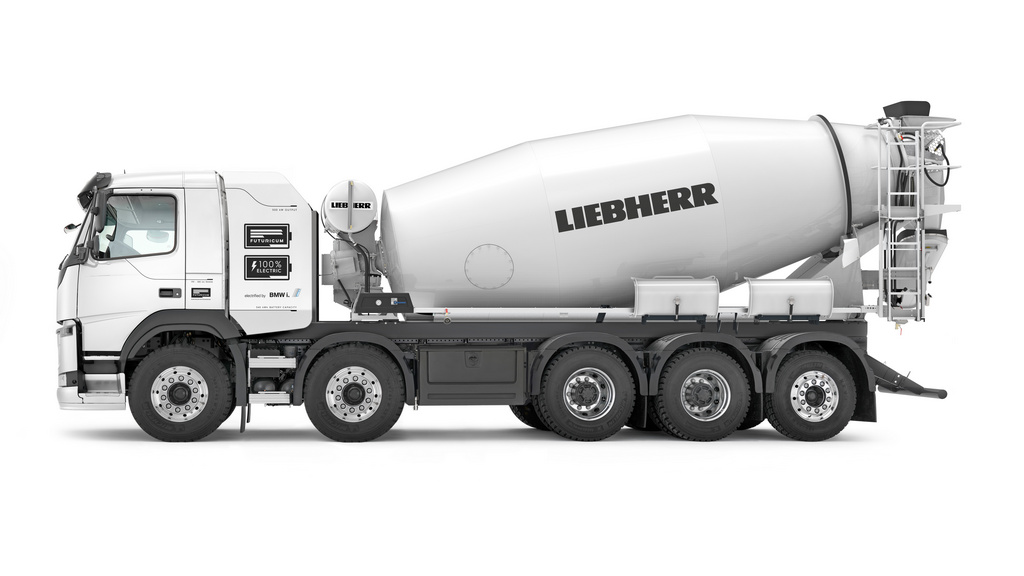 Бетономешалка со електричен погон од Liebherr Бетономешалка со електричен погон од Liebherr