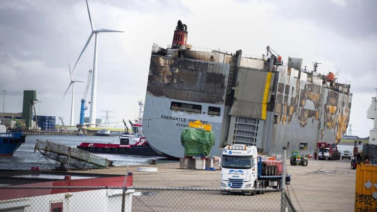 Електричните автомобили не биле причина за пожарот на Fremantle Highway