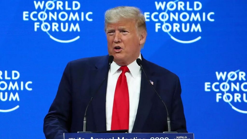 трамп давос трамп давос